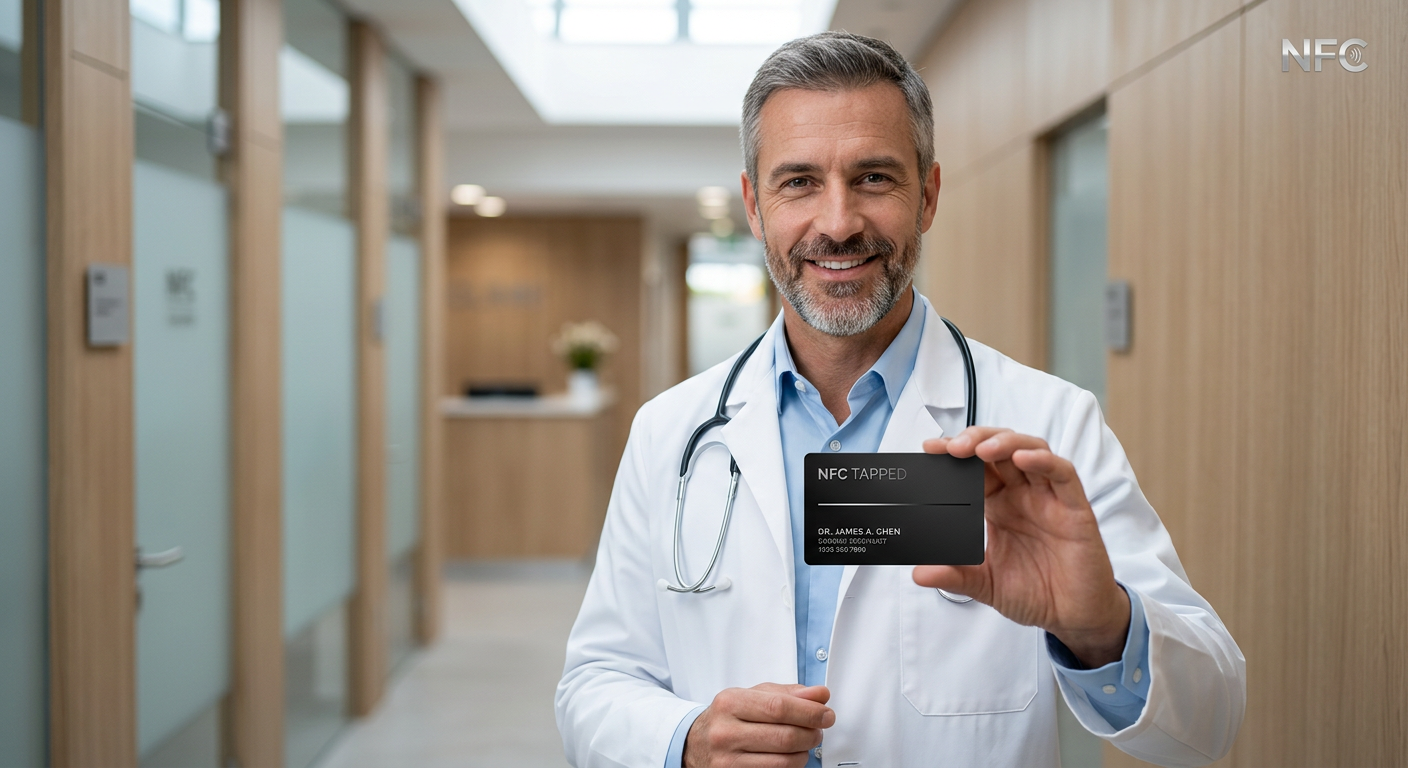 The Ultimate Guide to Choosing a Smart Visiting Card for Doctors: Why NFC is the New Standard in Healthcare Networking 2 NFC Business Card, Keychains & Stands | Tapclub The Ultimate Guide to Choosing a Smart Visiting Card for Doctors: Why NFC is the New Standard in Healthcare Networking